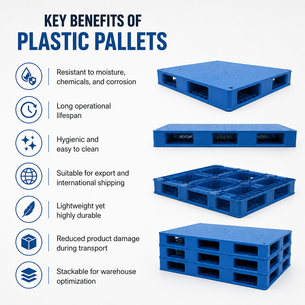 Key Benefits of Plastic Pallets