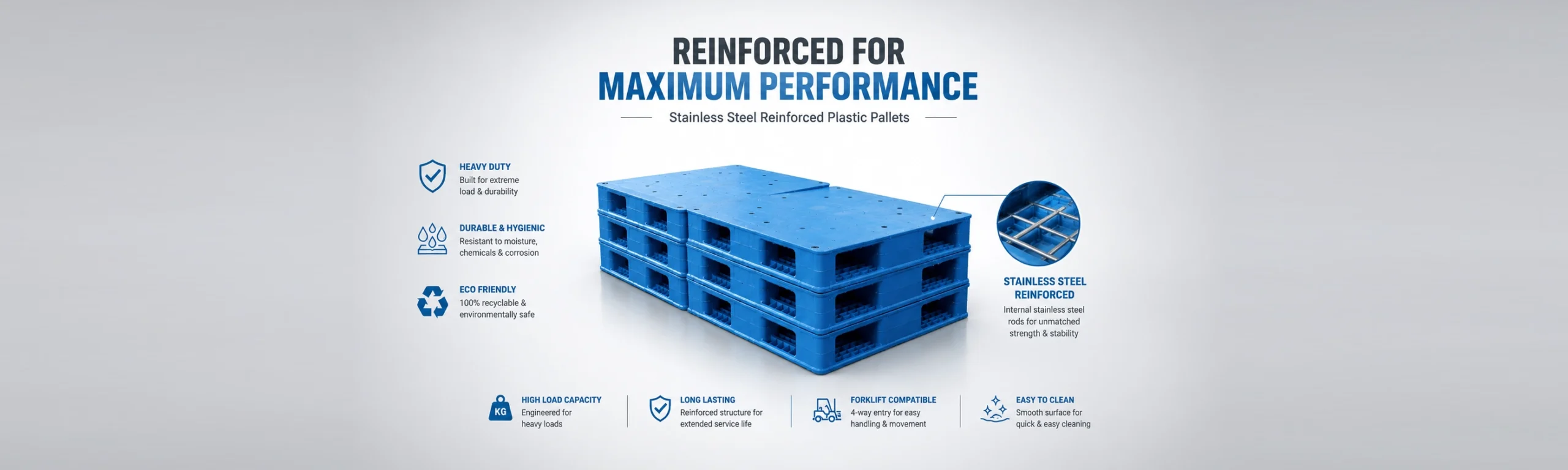 Plastic Pallets Supplier in Oman