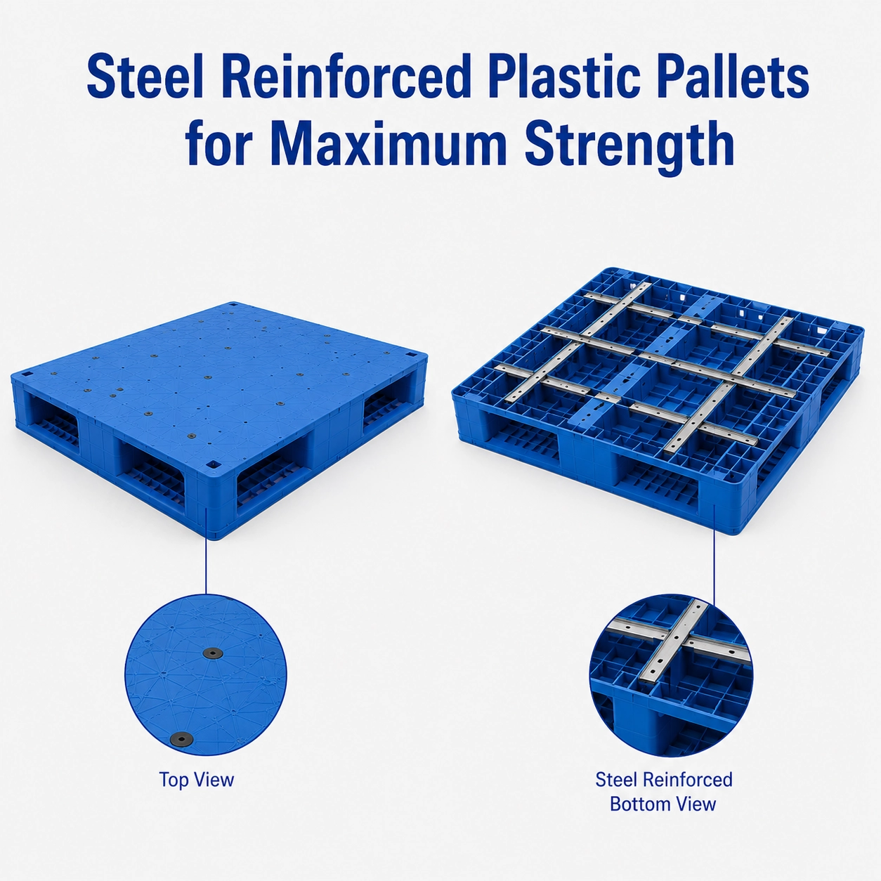 Steel Reinforced Plastic Pallets